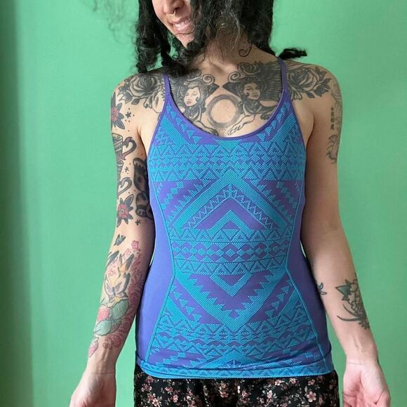 Aztec camisole Sports Top Cami  tank top - Picture 2 of 4